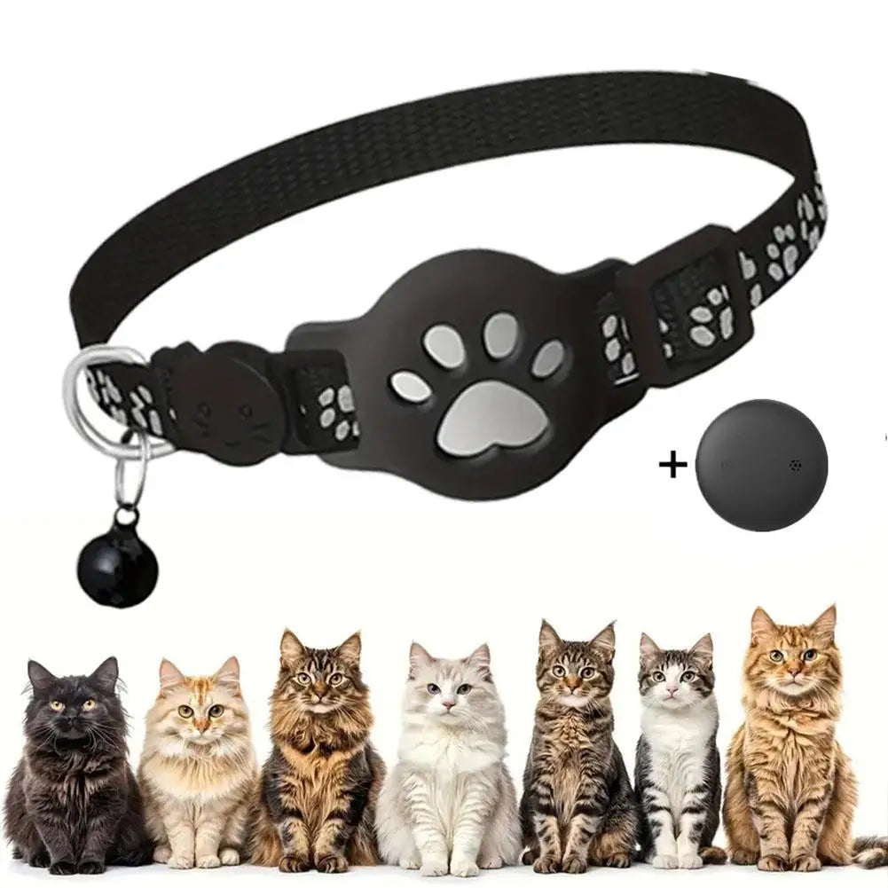  Pet Positioning Collar Waterproof Dog Cat GPS Animal Tracking Movement Alert Anti Lost Tracker Night Reflective Collar