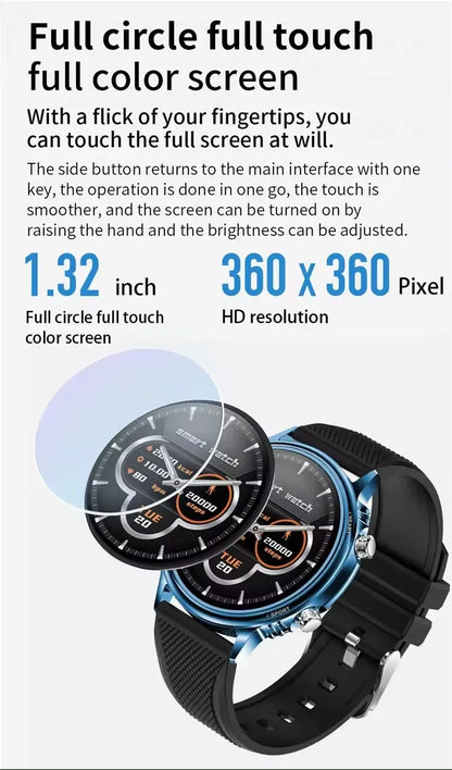 New Men Women Smart Watch For Android ios Phone IP67 Waterproof Sport Bracelet Bluetooth Call Sleep Health Monitoring Smartwatch