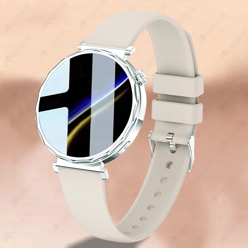 Fashion Women Bluetooth Call Smart Watch Watch AMOLED HD Screen Health Monitoring Waterproof Smartwatches 2025 New Android IOS