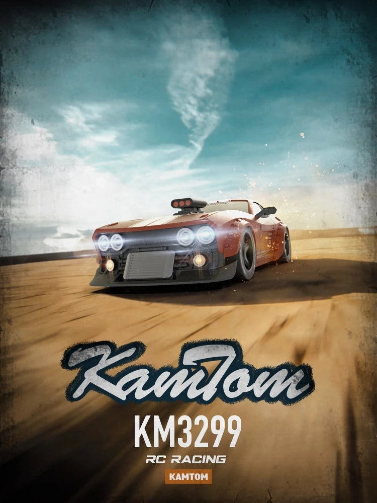 orange Kamtom 3299 1:32 Rc Car Upgrade Luminous Metal Servo Motor Car Dodgeboy Toy Car Professional Rc Drift Rc Stunt Car