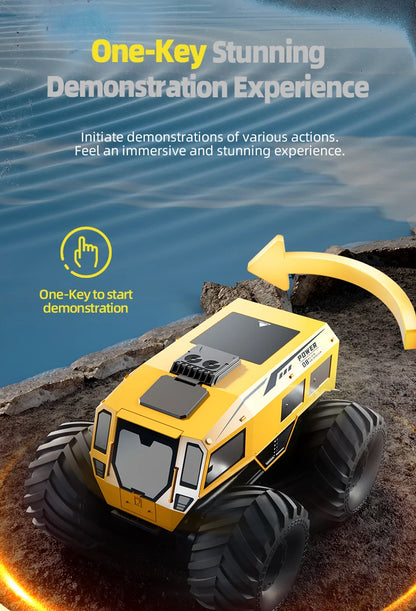 NEW RC Cars 4WD All Terrain Cross Country Car RC Water Land Amphibious 2.4G Toy Drift Racing Remote Control Car Kids Gift