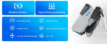 E99 Air Screen Control Drone Professional Wide RC Dron HD 4K Camera Foldable Helicopter Aircraft Quadcopter Drone Kid Gift Toys