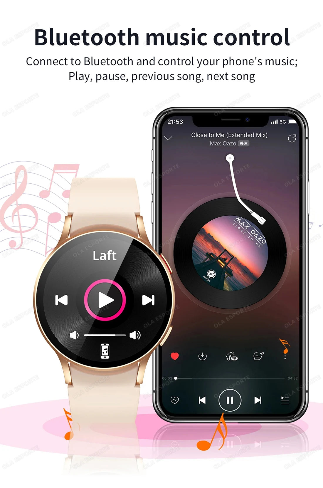 Smartwatch Women Watch 6 Health Monitoring Watch Waterproof Voice Assistant Bluetooth Call Smart Watch 2025 New