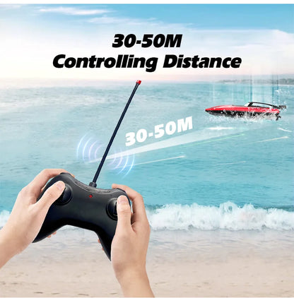High Speed Remote Control Boat | Dual Motor Waterproof - Boy Toys