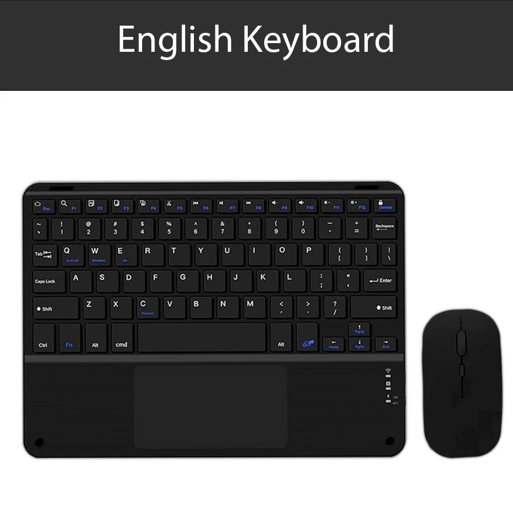 Bluetooth Wireless Keyboard Android IOS Windows Black Keyboard And Mouse Extra Long Standby Tablet Keyboard IPad Keyboard