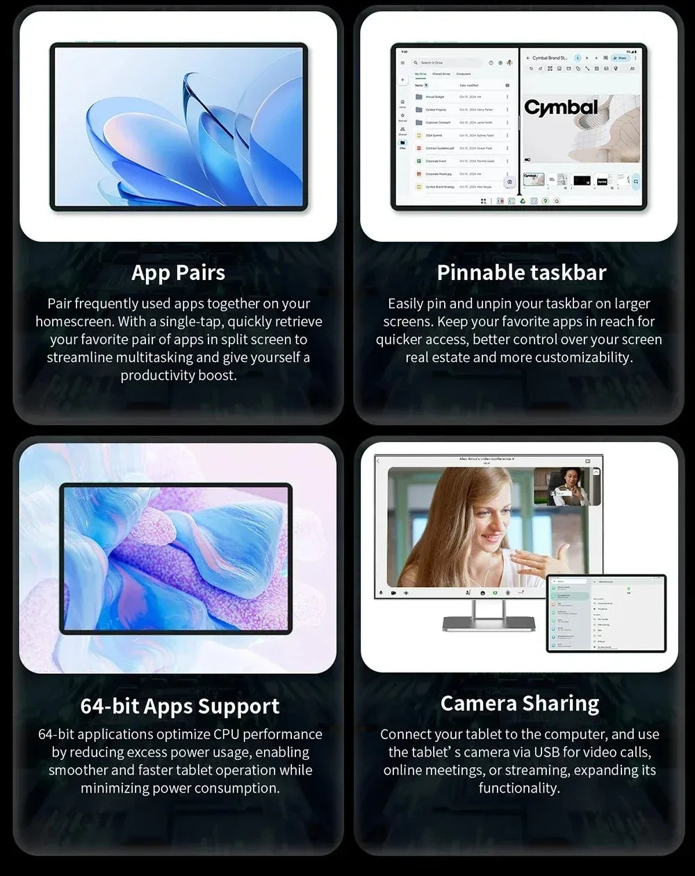 NEW Tablet Teclast T60 AI Allwinner A733 Octa-Core 12inch 2K HD TDDI Screen 6GB RAM 128GB ROM Android 15 WiFi6 8000mAh 13MP+5MP