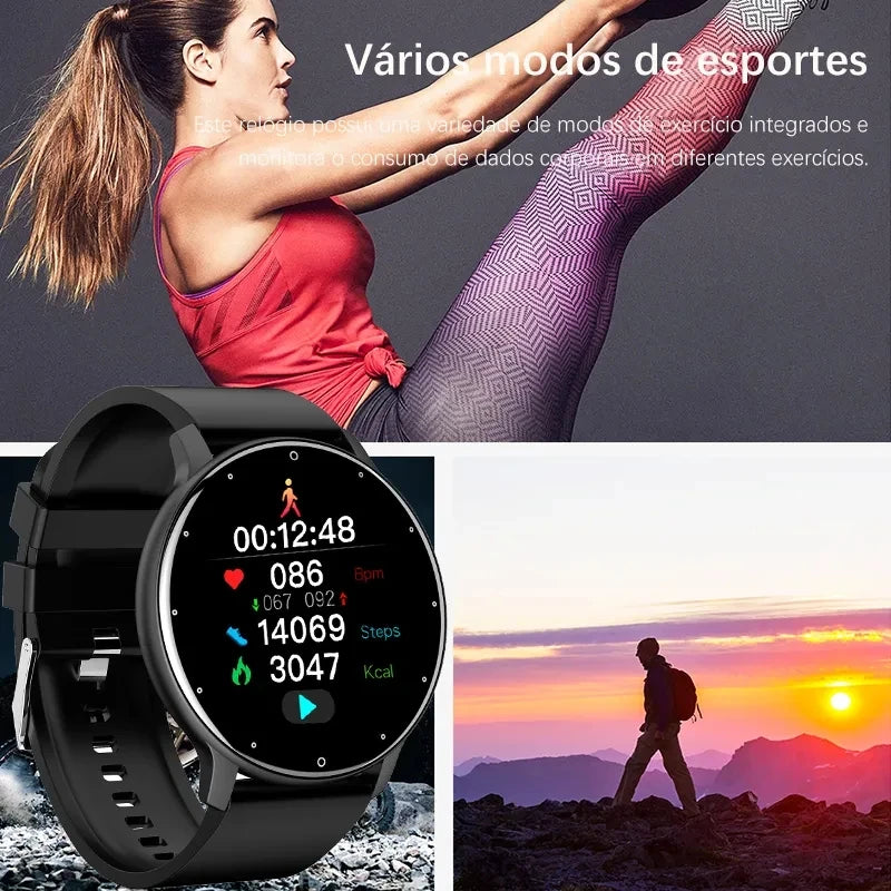 LIGE 2025 For All Smartphone Connections Women Smart Watch Real-time Weather Forecast Activity Sports Ladies Smart Watch Man