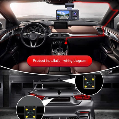 Dash Cam for Cars Camera Black Box 3 Channel /2 Channel  1080P Video Recorder Rear View Camera for Vehicle Car DVR car accessory