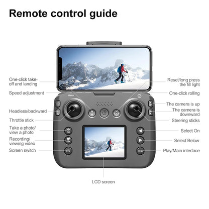 XIAOMI V666 Mini Drone 8K Professional WIFI 5G Drone Obstacle Avoidance Brushless Altitude Headless Mode RC Quadcopter Toys 2025