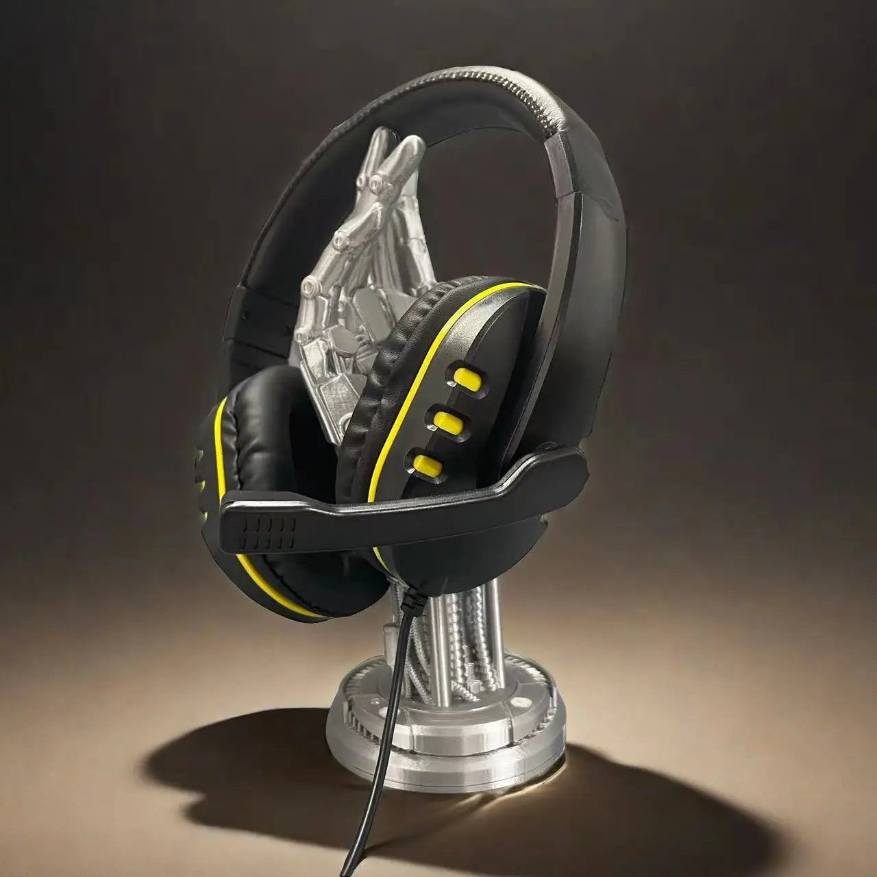 Wired over-ear gaming headphones unisex for laptops desktops gaming devices ideal for online classes meetings gaming with HD sou