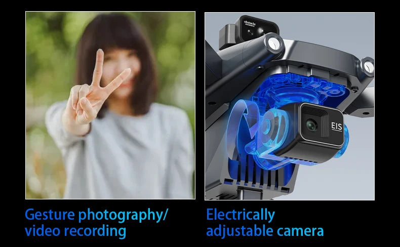 New L600-1 PRO MAX GPS Drone 5KM 4K Professional HD Dual Camera 360° Laser Obstacle Avoidance Brushless Quadcopter Toy Gift