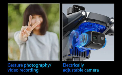 New L600-1 PRO MAX GPS Drone 5KM 4K Professional HD Dual Camera 360° Laser Obstacle Avoidance Brushless Quadcopter Toy Gift