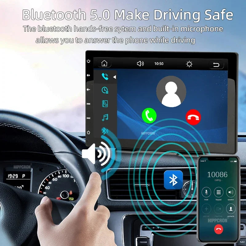 9 inch Car Radio Multimedia Video Player CarPlay Android Auto IPS Touch Screen AUX Input Bluetooth MirrorLink Universal