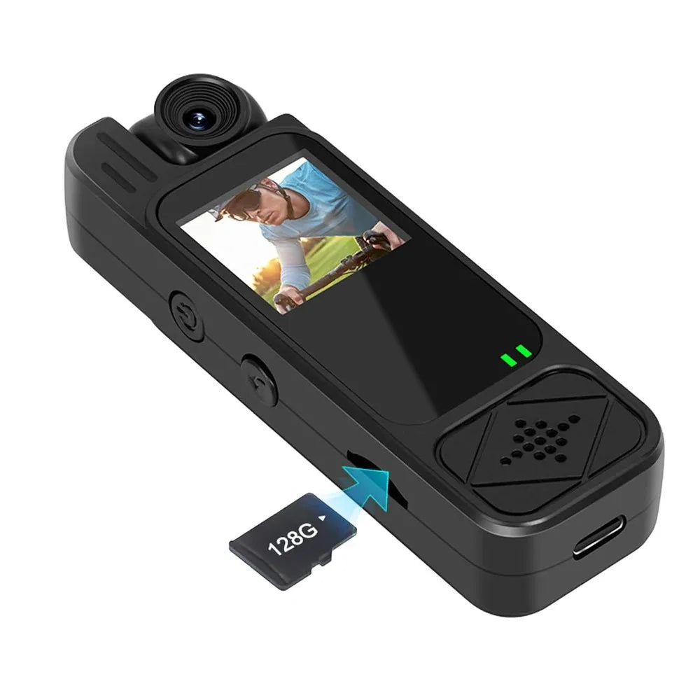 2K Full HD Sport& Action Video Cameras for Body Mounted Camera Night Vision Digital Video Recorder 1.3inch Bodycam Police Camera