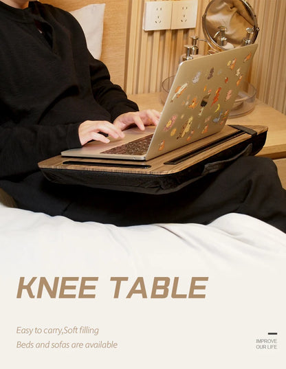Laptop Desk Lazy Person Laptop Desk Portable With Handheld Ipad Slot Phone Slot Suitable For Bed Sofa Car