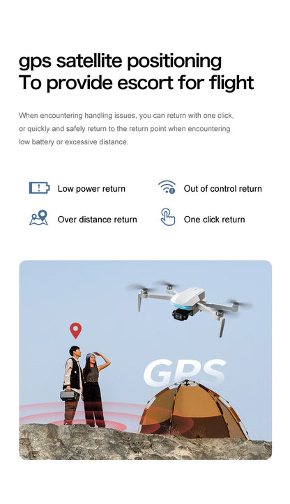 S-X1 New Drone with Screen 3-Axis Anti-shake Gimbal 4K Aerial Brushless Drones RC Quadcopter 5G GPS 8K HD Cameras EIS Mini Dron