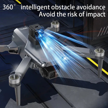 L600 PRO Max GPS Drone With Screen Control 8K HD Dual Camera Brushless Obstacle Avoidance 3-Axis Gimbal Aerial FPV RC Dron 5KM