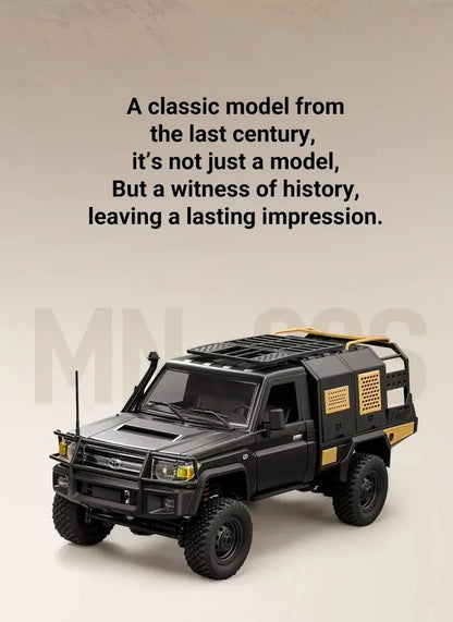 MN MODEL 1/12 4WD Remote Control Diving Off-road Car Climbing Truck All Terrain Vehicle Rock Crawler Wading Pickup Toy for Adult