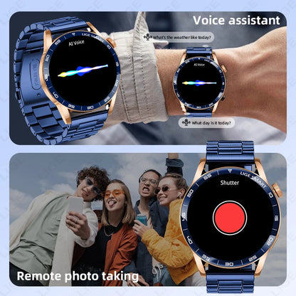 LIGE 2025 New Fashion Smart Watch Men HD Screen Sport Fitness Heart Rate Monitor Bluetooth Call IP68 Waterproof Smartwatch Women
