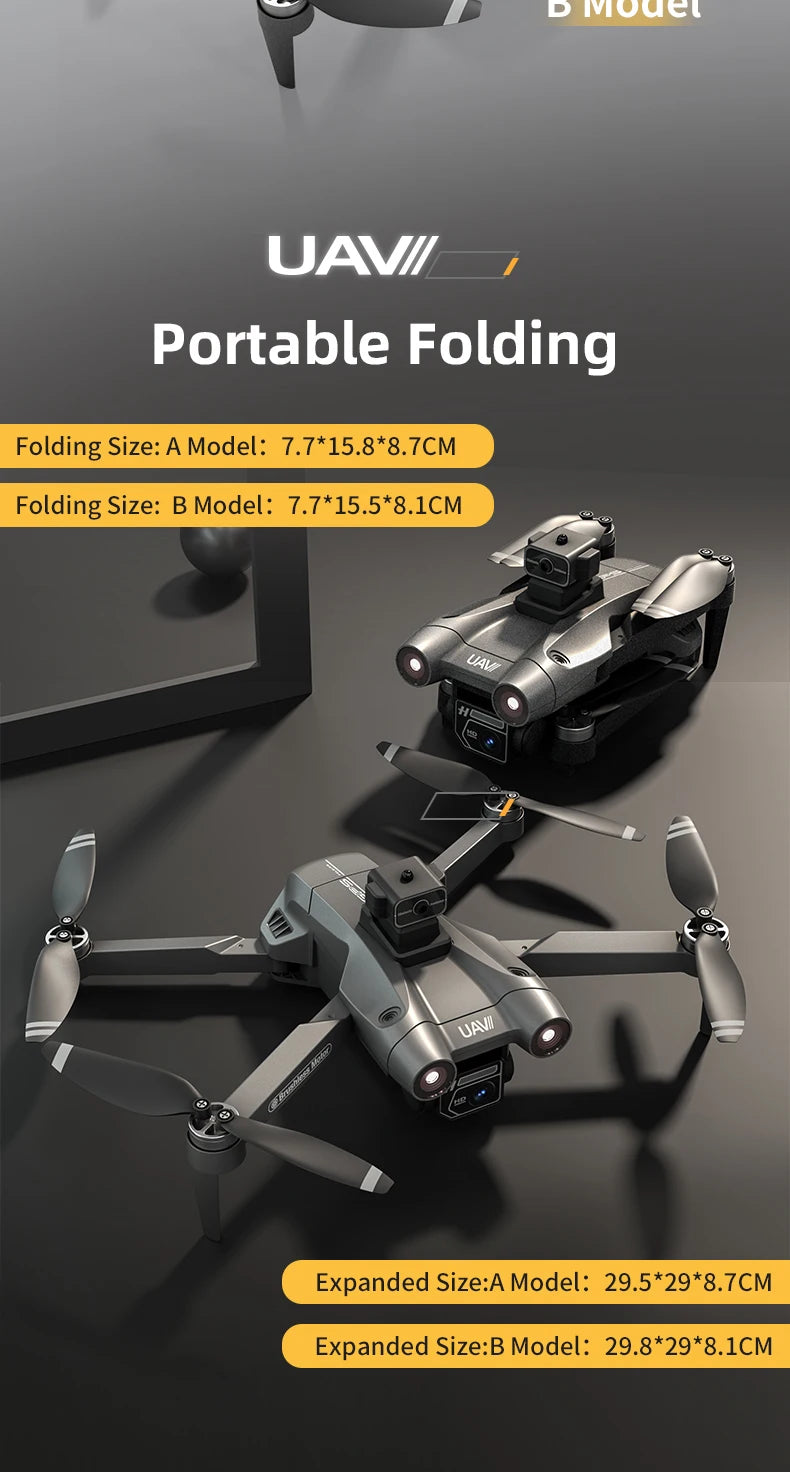 JJRC X28 Pro GPS Drone 4K Professional HD Dual Camera With Screen 5G WIFI 360° Obstacle Avoidance Brushless Rc Quadcopter Drone