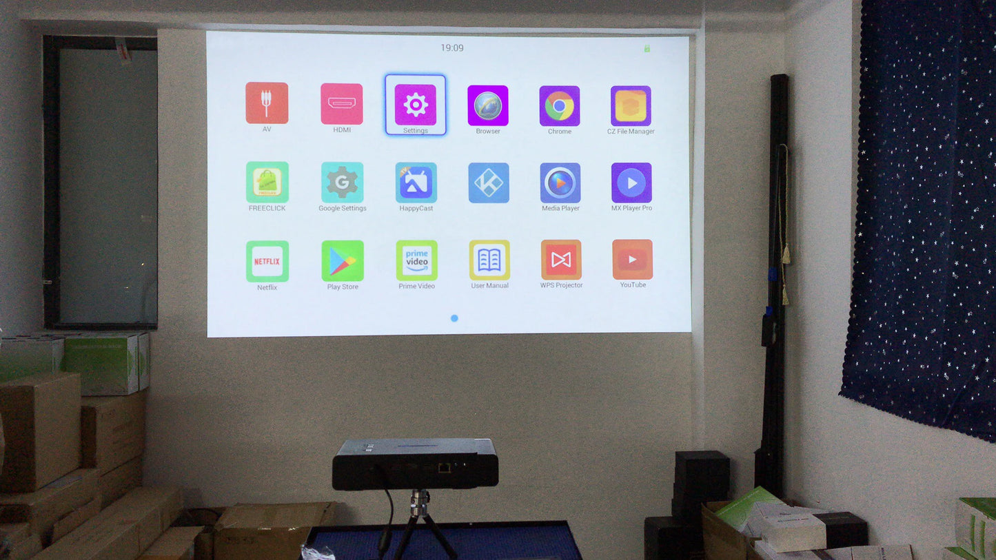 Smartldea V6 3D 4K Projector Android Wifi Daytime Proyector native 1280*800 Auto Focus Full HD 1080p portable smart game Beamer