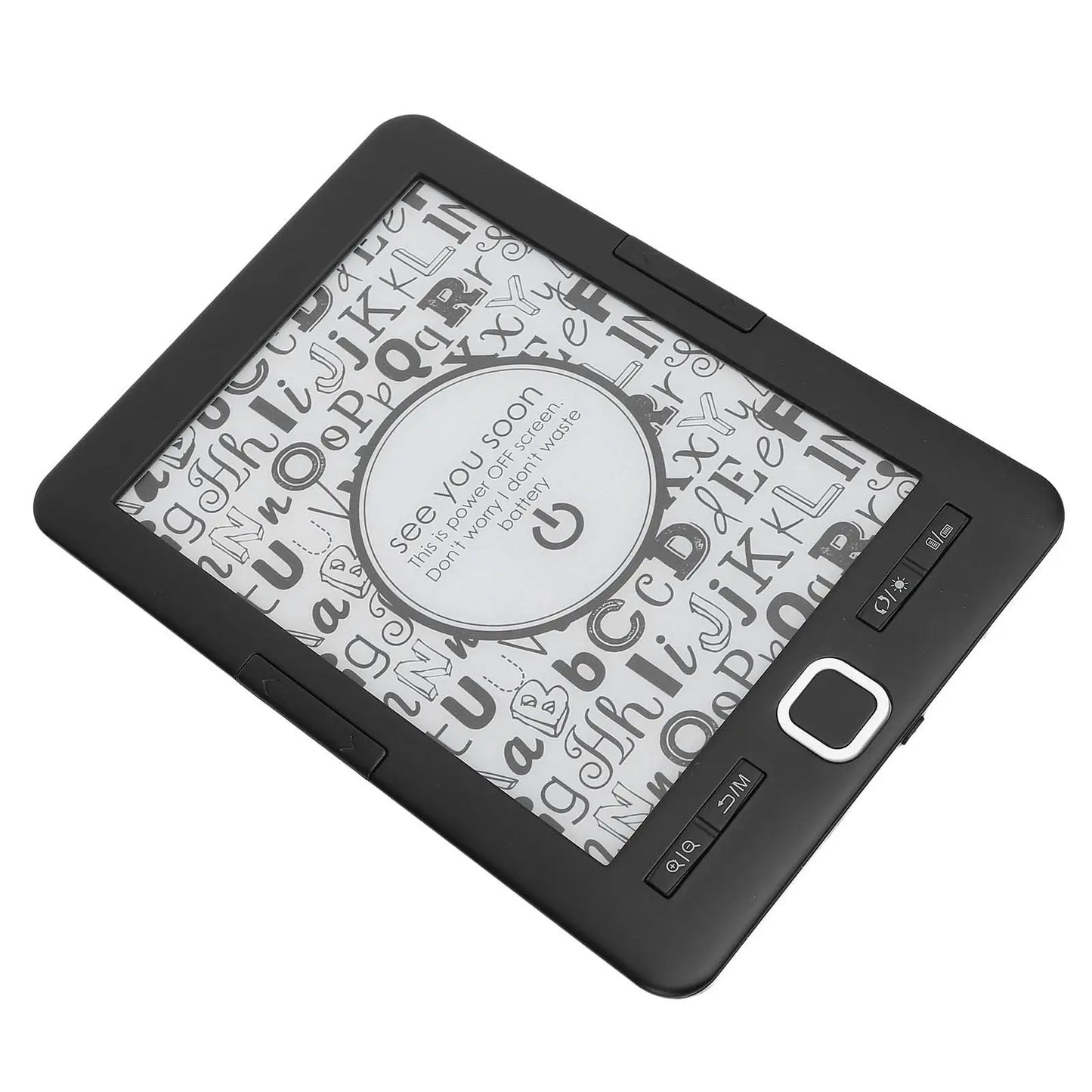 Electric Book Reader Portable Text Highlighting Ink Screen Book Reader Reduce Eye Strain with 8G Storage for Home for Commuting