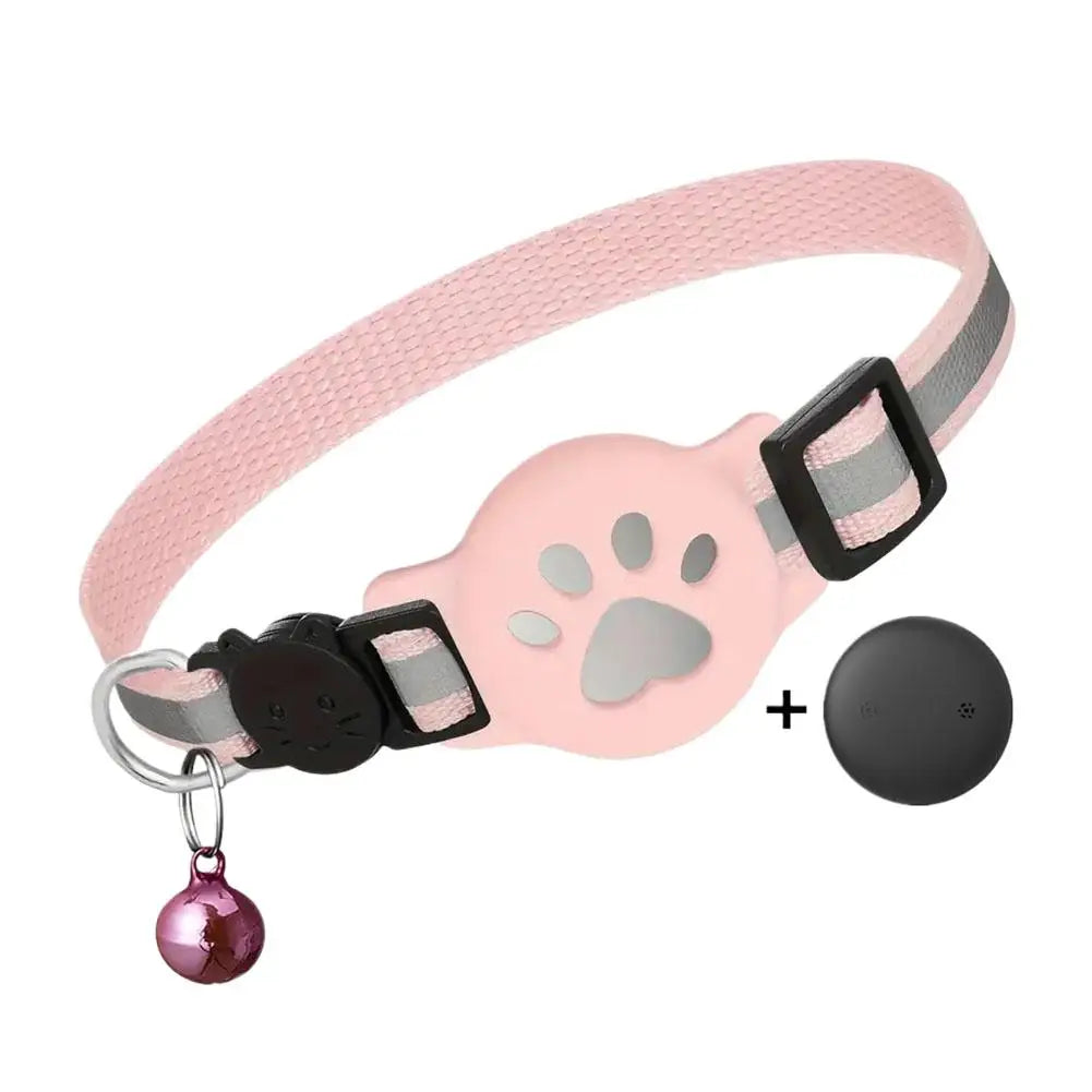  Pet Positioning Collar Waterproof Dog Cat GPS Animal Tracking Movement Alert Anti Lost Tracker Night Reflective Collar