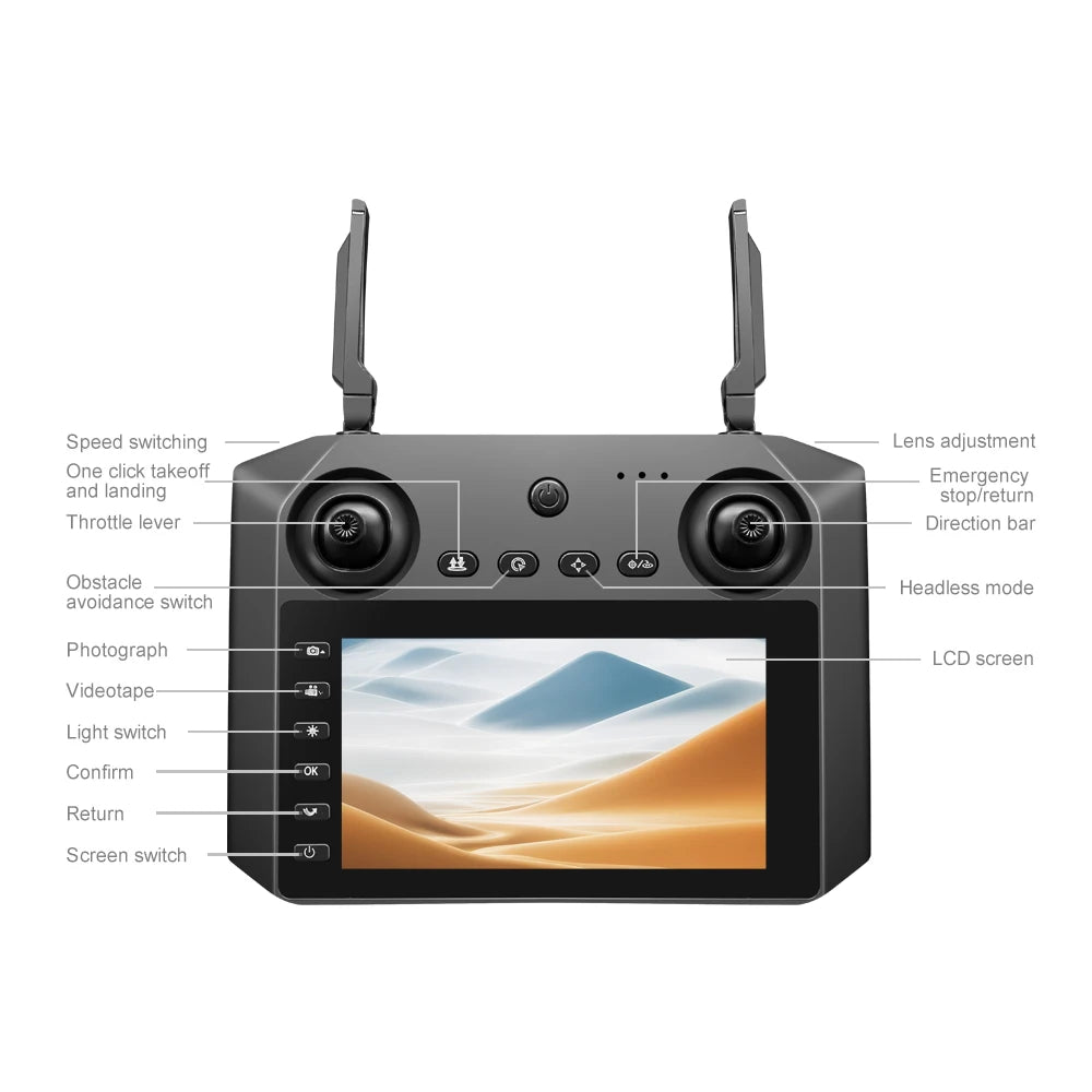 2025 New M22 M33 MAX Drone 5KM 8K Professional HD Camera Aerial Photography 360° Obstacle Avoidance Brushless FPV Quadcopter Toy