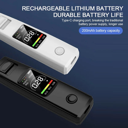 Xiaomi Alcohol Detector Portable Professional High Sensitivity Type-c Charging Breathalyzer Drunk Driving Car Electronic Tool