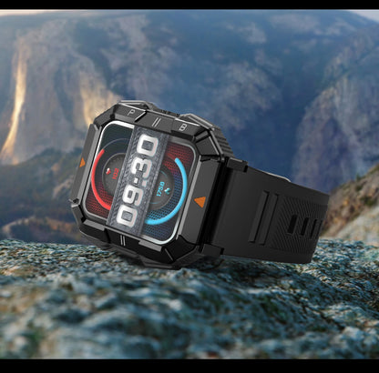 New Outdoor Rugged Military GPS Sports Track Smartｗatches Men's Waterproof Bluetooth Call Voice Assistant Heart Rate Smart Watch