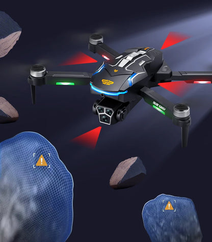 S2 Drone 8k Professional Hd Dual Camera Obstacle Avoidance Foldable Quadcopter Drone With Screen Remote Control New