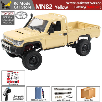 MN MODEL 1/12 4WD Remote Control Diving Off-road Car Climbing Truck All Terrain Vehicle Rock Crawler Wading Pickup Toy for Adult