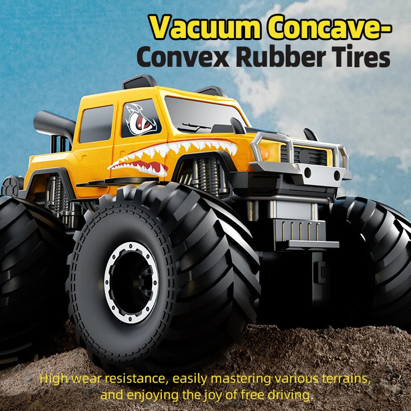 KBDFA Q215 Amphibious RC Car 2.4G 4WD Remote Control Truck Climbing Off Road Waterproof Armored Vehicles Kid Toys Gift