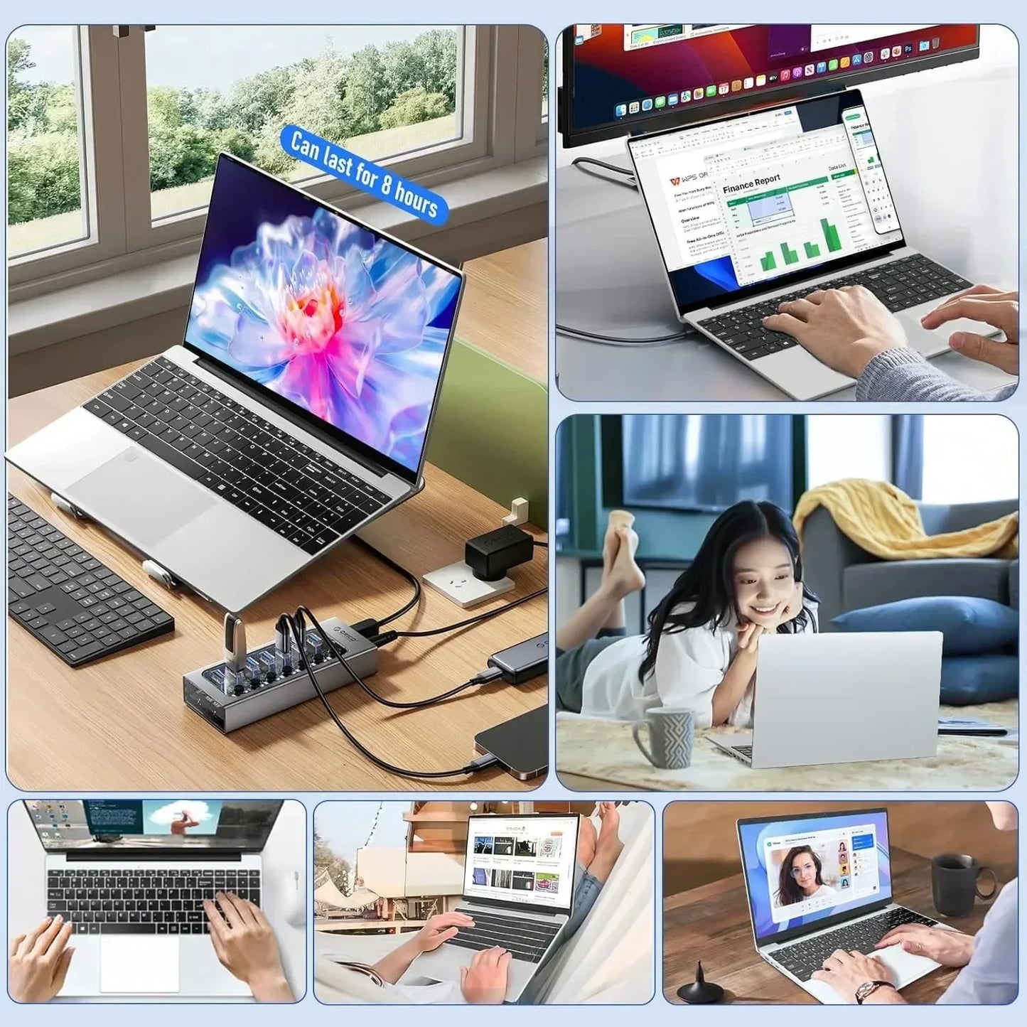 CARBAYTA 15.6" Laptop Computer Intel N5095 Notebook PC 16GB 32GB DDR4 128GB-2TB SSD Office Study PC Windows 11 1080P Laptops