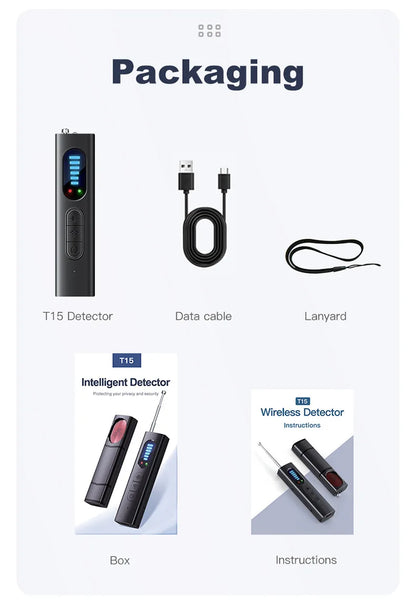 Anti Candid Camera Detector Surveillance Camera Security Alarm Anti-positioning Monitoring Infrared Scanner Hotel Smart Signal