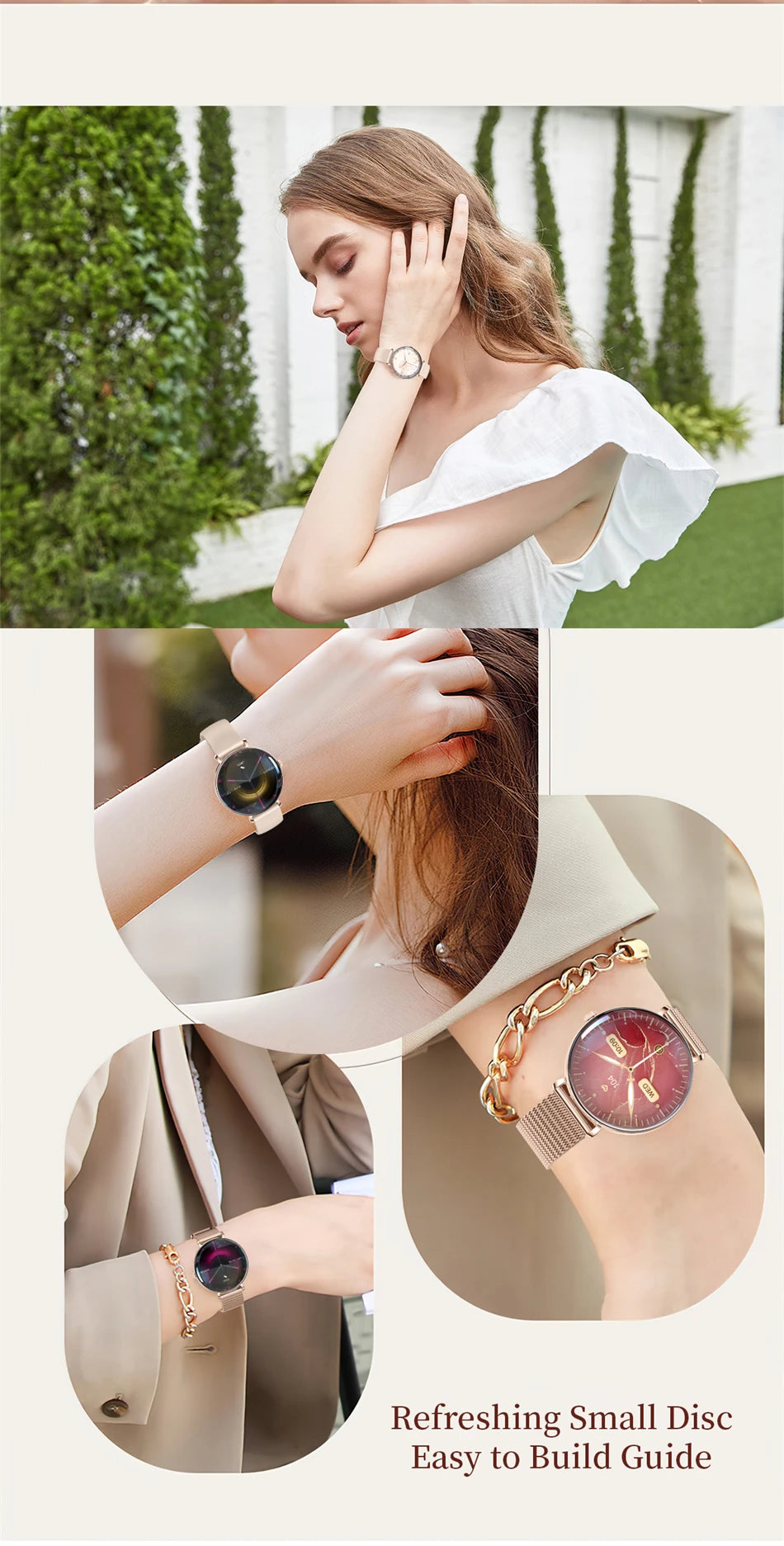 LIGE 2025 New Smart Watch Women 1.43" AMOLED HD Screen Heart Rate Sport Fitness Bluetooth Call Ladies Smartwatch For Android IOS