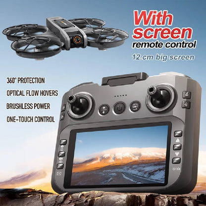 2025 New Xiaomi S156 Professional Drone With 8k Camera 5g Wifi Fpv Uav Quadcopter Obstacle Avoidance Remote Control Screen