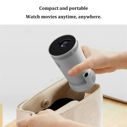 New Portable Projector 4K 1280*720P Android 11 Dual-band Wifi6 2.4G+5G 260ANSI BT5.0 1080P Home Cinema Outdoor Mini Projectors