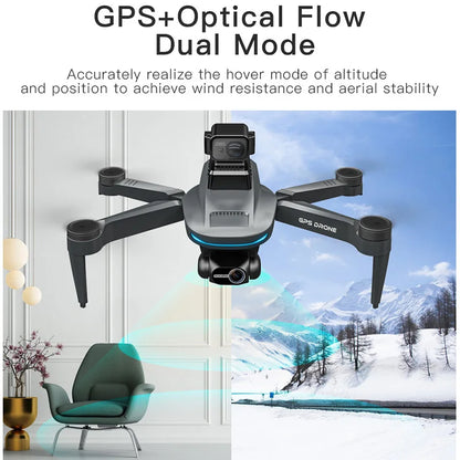 Drone GPS 8K L200 PRO MAX Professional 2-Axis PTZ HD Dual Camera 5G WIFI FPV 360° Laser Obstacle Avoidance Brushless Motor Dron