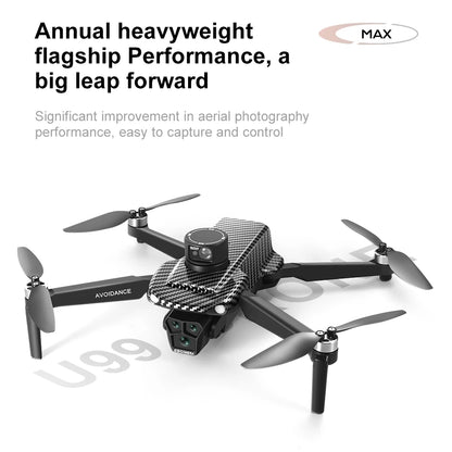 Professional GPS Drone 2025 U33 U99 with 8K Camera 360 Laser Obstacle Avoiding Touch Screen Brushless Motor FPV 5G RC Dron Toys