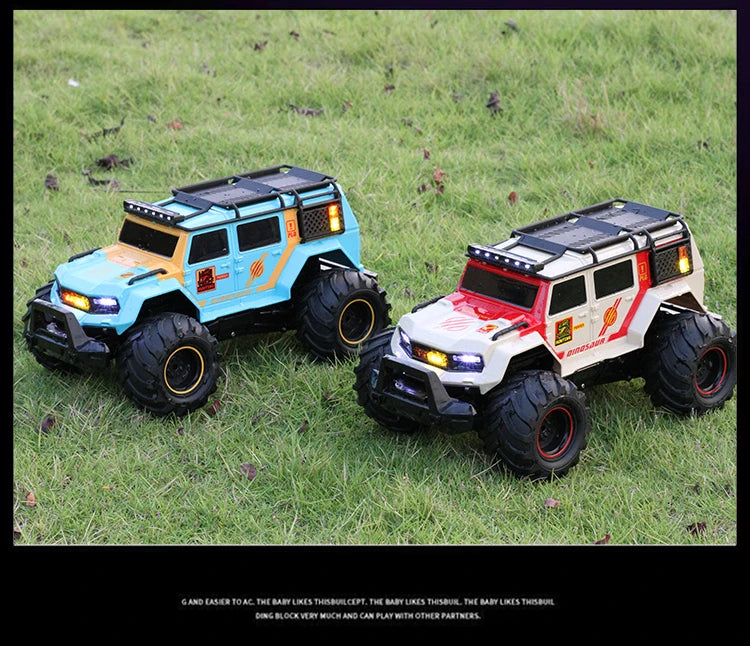 Rc Car Waterproof Amphibious 4Wd Off-Road Vehicle Remote Control Water Land Crawler Stunt Climbing Truck Toys for Boys Children