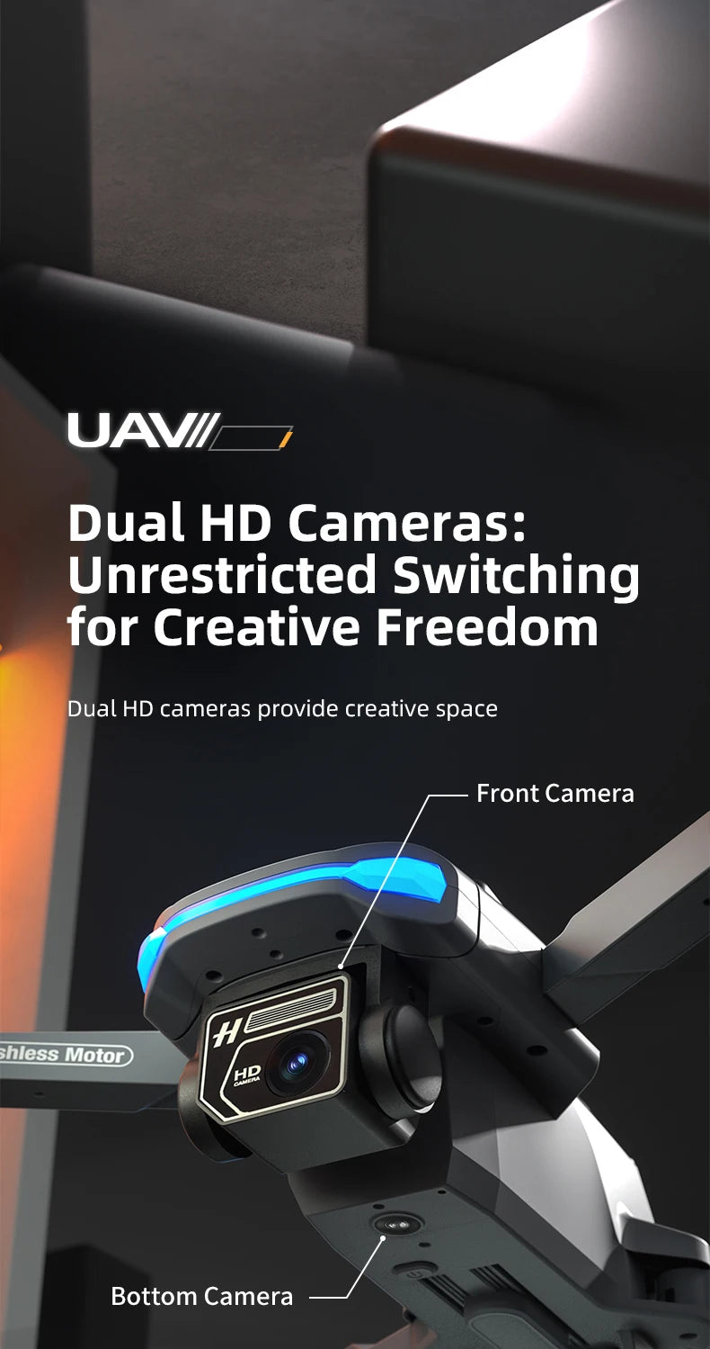 JJRC X28 Pro GPS Drone 4K Professional HD Dual Camera With Screen 5G WIFI 360° Obstacle Avoidance Brushless Rc Quadcopter Drone