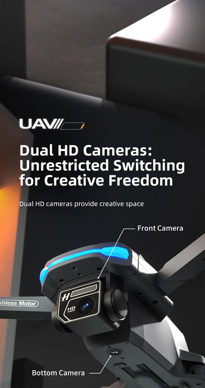 JJRC X28 Pro GPS Drone 4K Professional HD Dual Camera With Screen 5G WIFI 360° Obstacle Avoidance Brushless Rc Quadcopter Drone