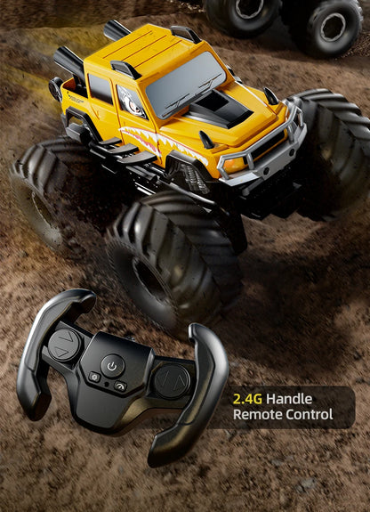 KBDFA Q215 Amphibious RC Car 2.4G 4WD Remote Control Truck Climbing Off Road Waterproof Armored Vehicles Kid Toys Gift