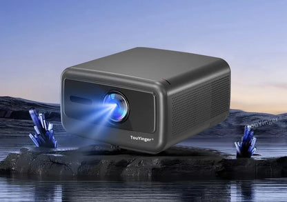 Touyinger Q12W PRO Full HD 1080P Projector 4K 2800 ANSI Android 12 Cinema Beam Projector for Home Education Conference Video