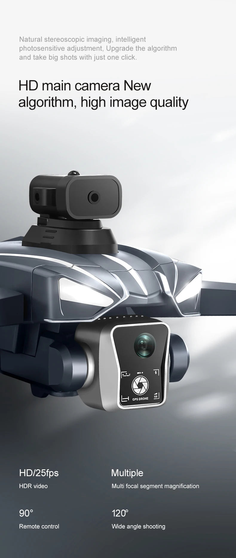 2025 K18 Max Airdrop GPS Drone 5G Screen Control Dual Camera Obstacle Avoidance 8K Aerial Photography Brushless Quadrotor Toy