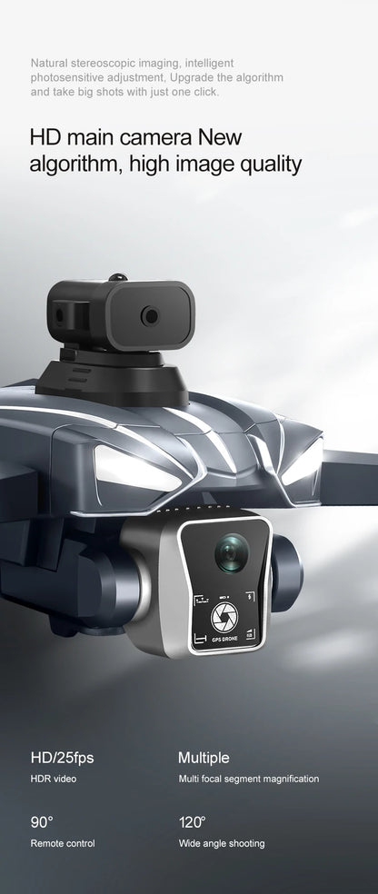 2025 K18 Max Airdrop GPS Drone 5G Screen Control Dual Camera Obstacle Avoidance 8K Aerial Photography Brushless Quadrotor Toy