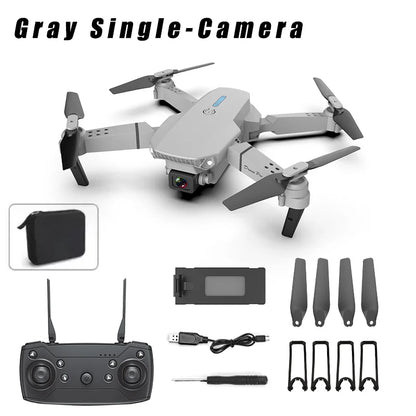 MHD E88 Dual Camera Drone Aerial Photography Professional High-definition Quadcopter Outdoor Flying Toy Beginner Drone Kids Gift