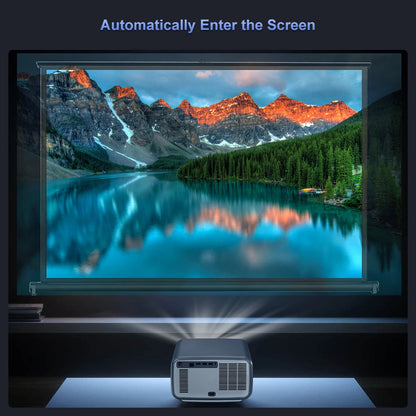 Touyinger Q12W PRO Full HD 1080P Projector 4K 2800 ANSI Android 12 Cinema Beam Projector for Home Education Conference Video
