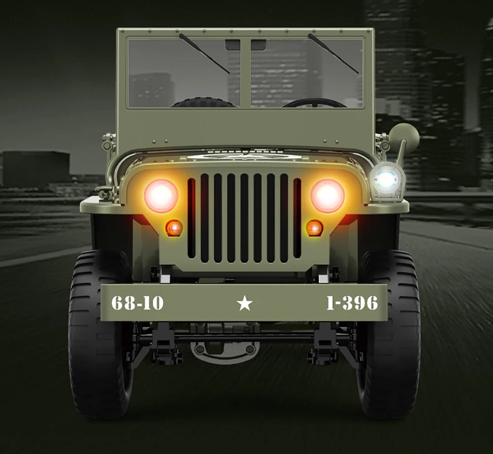 JJRC C8815 RC Car 1/10 WILLYS 1941 4WD RTR RC Crawler 2.4G Remote Control Car Off-road Climbing Military RC Truck Toys Gift